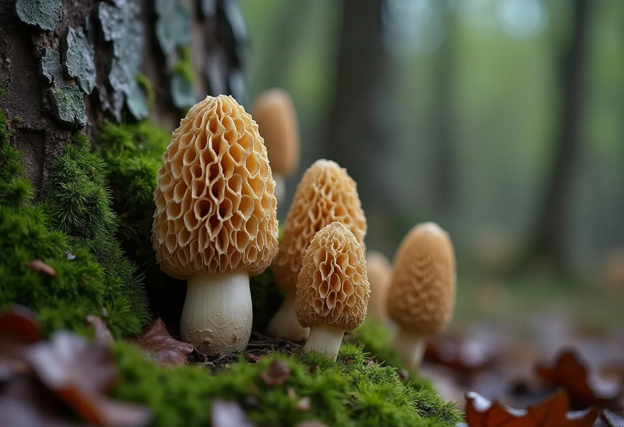 forêt morilles