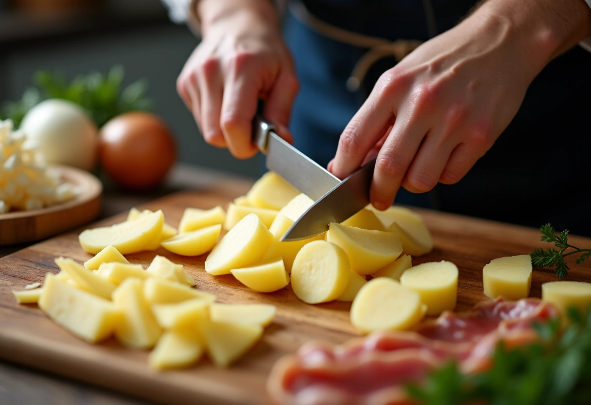 pommes de terre précuites